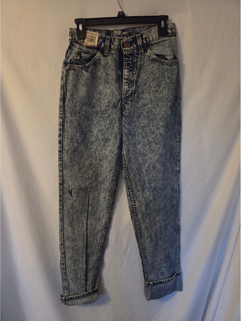 Vintage 80s Deadstock Big Red Regular Fit Acid Wash Jeans Size 29 NWT
